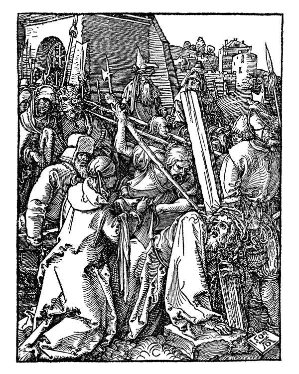 Albrecht Dürer, Piccola passione xilografica. Cristo che porta la croce (1511), xilografia